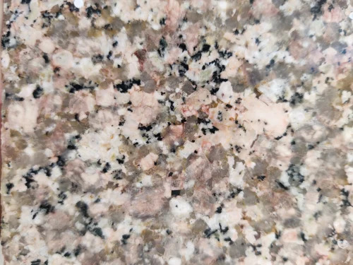 Chima Pink Granite Slab - Polished Surface Finish, Durable and Scratch Resistant for Flooring Use