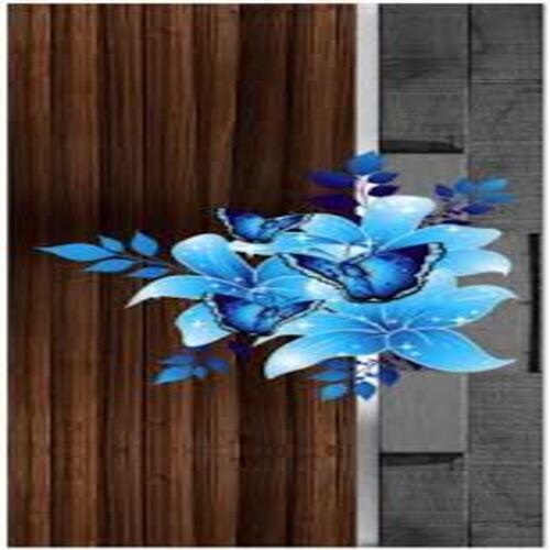 Designer Door Skin - Premium Sunmica Material, Matte Brown Finish | Optimum Quality, Rectangle Shape