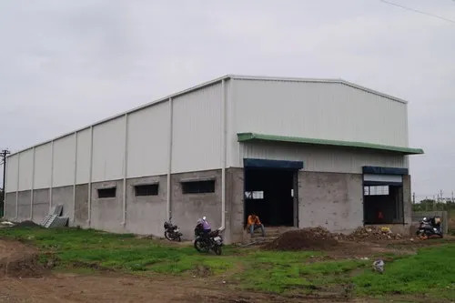 Industrial Prefabricated Steel Shed - 4.5mm Thickness Eco-Friendly Design | Galvanized Finish High Tensile Strength 3.7kg/cmÂ²