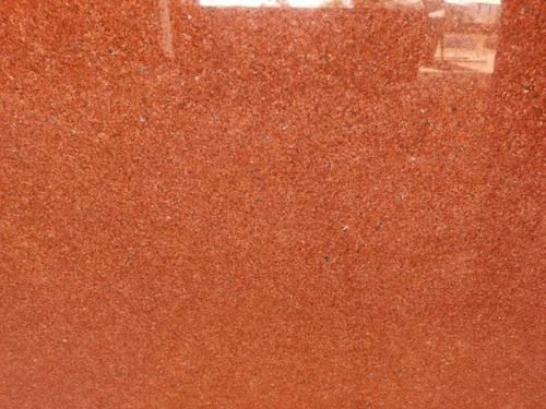 Lakha Red Granite Slab - Polished Surface Finish, Durable And Scratch Resistant | Ideal For Flooring And More