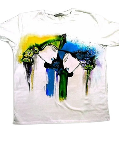 Men''s Cotton Printed Half Sleeve Round Neck T-Shirt - Casual Wear, Regular Fit, Available in XL, L, M Sizes, Stylish White Design