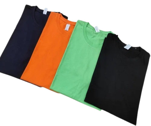 Mens Cotton Solid T-Shirt