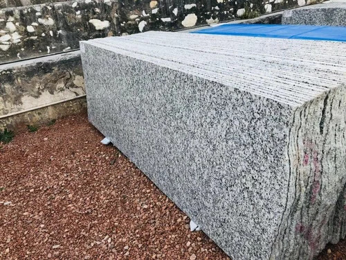 P White Granite Slabs - Polished Finish, Scratch Resistant Surface | Durable Slabs for Flooring Applications