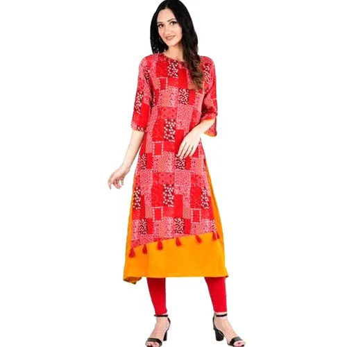 Rayon Printed Kurti