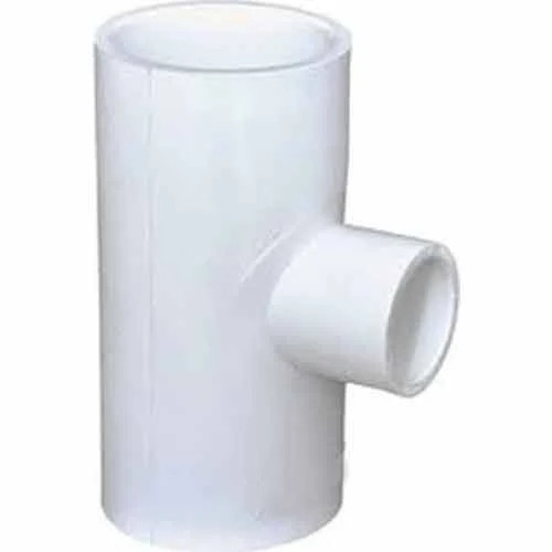 Upvc Tee - Plastic Material, White, Grey, Black Colors | Seamless Finish, Optimal Durability, Sturdiness