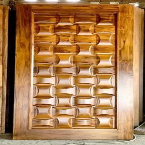 Wooden Carving Door - Size: Customized