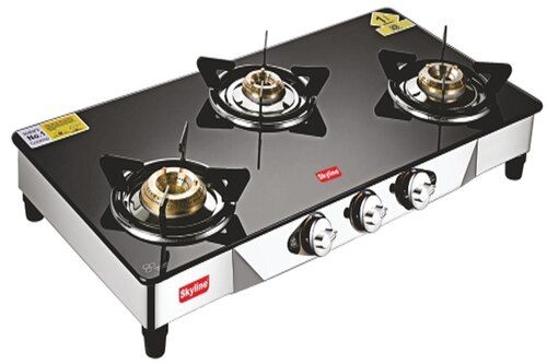 3 Burner Gas Stove - Dimension (L*W*H): 2 Foot (Ft)