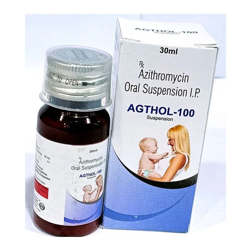 Azithromycin 100mg/5mL Suspension With Monocarton