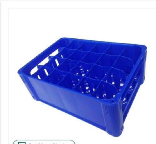 Milk Crate With Partition