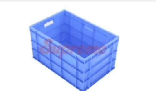 Rectangular Plastic crates With Handle Slot