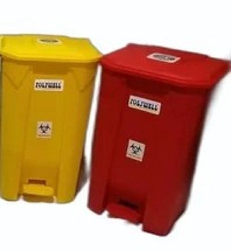 Bio Medical Waste Plastic Foot pedal Bins