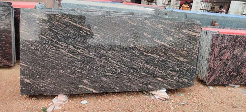 Brown Markion Granite - Slabs, Polished Finish, Brown Color | Durable, Scratch Resistant, Ideal for Flooring Applications