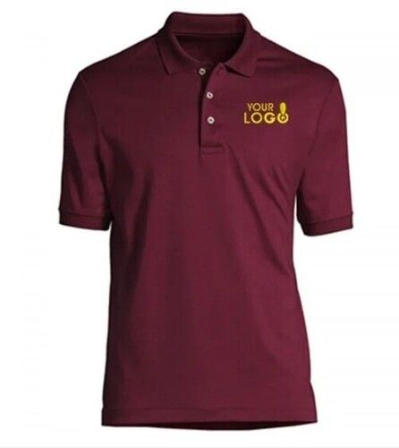 Custom Polo T-Shirt - Cotton Fabric, 220 GSM, Regular Fit, Half Sleeves | Polo Neck, Printed Pattern, Ideal for Office Wear