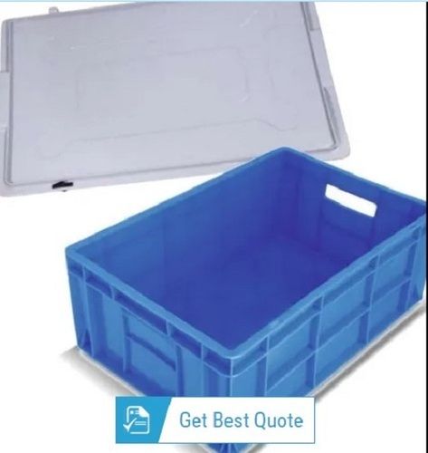 Industrial Plastic Crate - Lightweight Design, Various Sizes Available, Durable Blue Plastic | Quality Tested, Committed Delivery Time