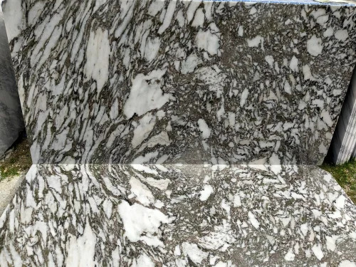 Nepolian Brown Granite Slab - Polished Finish, Scratch Resistant, Durable | Ideal for Flooring Applications