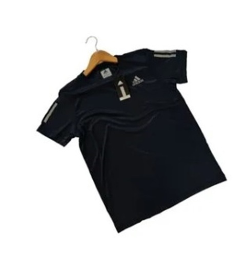 Sport T-Shirt - Polyester Fabric 180 GSM | Casual Wear Plain Pattern Round Neck Half Sleeves Regular Fit for Men