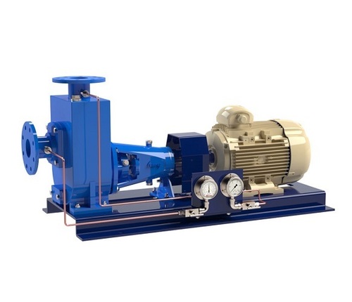 Ballast Pumps - Cast Iron, Cast Steel, Stainless Steel, Size Up to 150 mm, Max Liquid Temp Up to 250Â°C | Maritime Application, Blue Color, Self Priming, Up to 350 m3/hr Capacity
