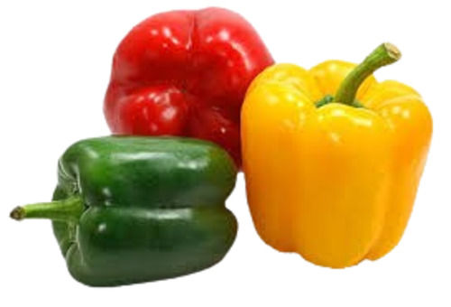 Fresh Capsicum - Very Good Quality, 100% Pure Chopped Vegetable | Good for Health, Irregular Shape, Best Preserved in Cool & Dry Places, Shelf Life of 7 Days