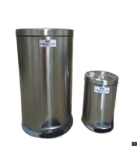 Stainless Steel Duo Pedal Bin