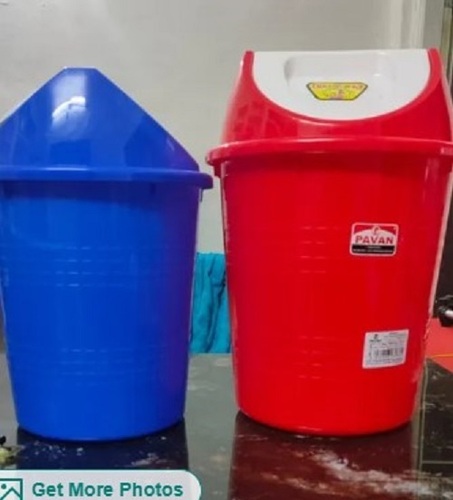 10 Ltr Swing Dustbin - Plastic Material, Various Sizes Available | Easy to Clean, Spacious, Crack Resistance, Low Price Range, Multi-Color Options