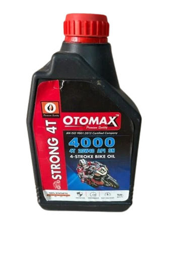 Otomax Strong 4T Full Synthetic Engine Oil - 20W40 Viscosity, Premium Quality for Bikes | 1 Litre Bottle, API SN