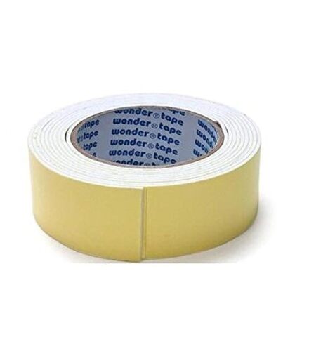 Foam Tape - Premium Quality 1 Inch x 10 Feet, White Double-Sided High Adhesion, Shock Absorbing, Flexible, Durable, Weather Resistant, Easy Application