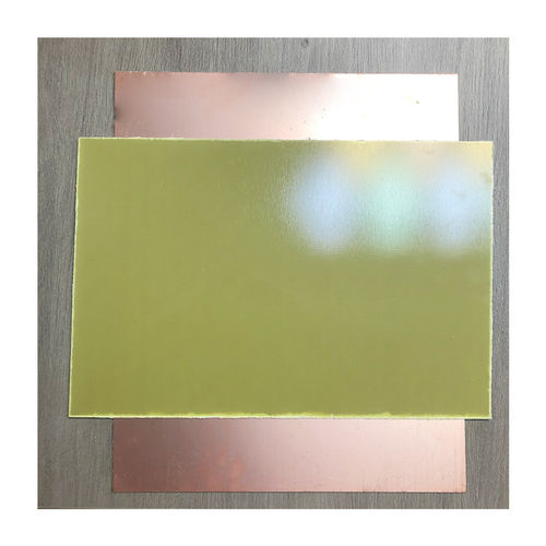 Fr4 Copper Clad Laminate Board Sheet - Color: Green