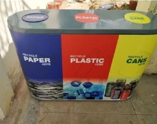 FRP 3 in 1 Dustbin