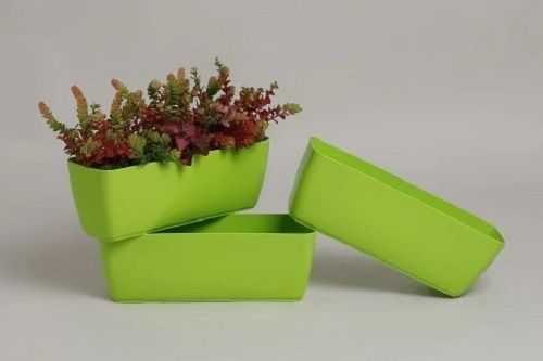 Green Plastic Planter Pots