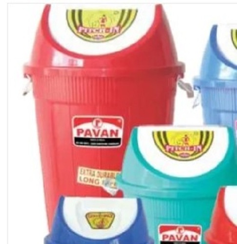 Plastic Swing Dustbin - Crack Resistant Plastic, Available in Various Sizes and Colors | Fast Delivery, Quality Tested
