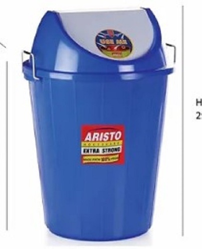 Plastic Swing Garbage Bin - Crack Resistant Plastic, Various Sizes Available, Easy to Clean, Spacious & Color Options Available | Ideal for Housekeeping