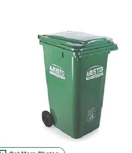 Plastic Wheel Dustbin - Crack Resistant Plastic, Various Sizes and Colors Available | Easy to Clean, Very Spacious