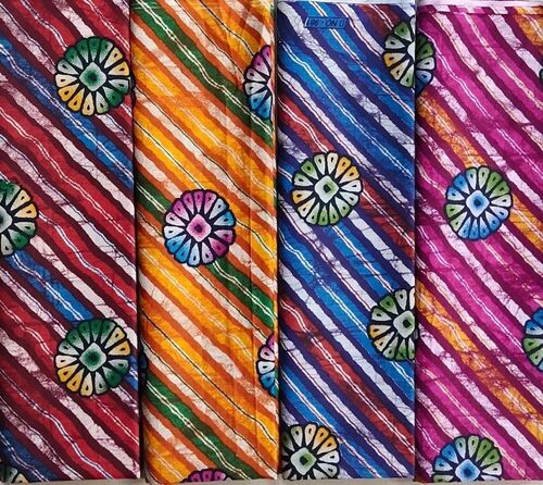 Printed Nighty Fabric - Cotton, 2.97m | Quick Dry, Lightweight, Breathable, Multicolor, High Strength, Very Good Quality
