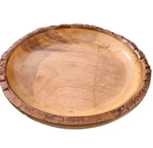 Wooden Bark Serving Tray