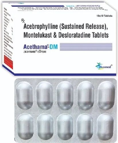 Acebrophylline Sustained Release Montelukast And Desloratadine Tablets