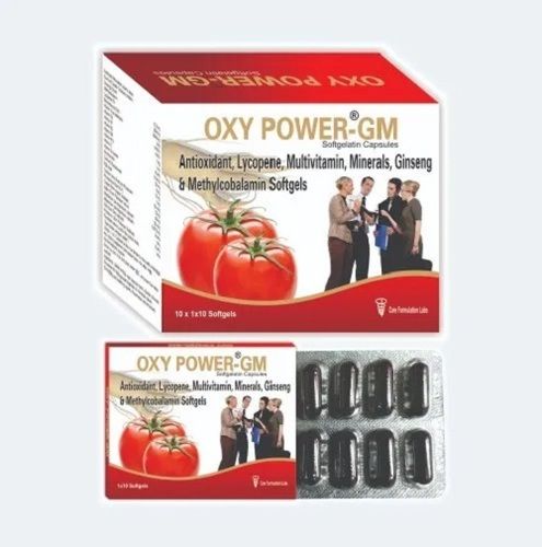 Antioxidant Lycopene Multivitamin Minerals Ginseng And Methylcobalamin Softgel Capsules