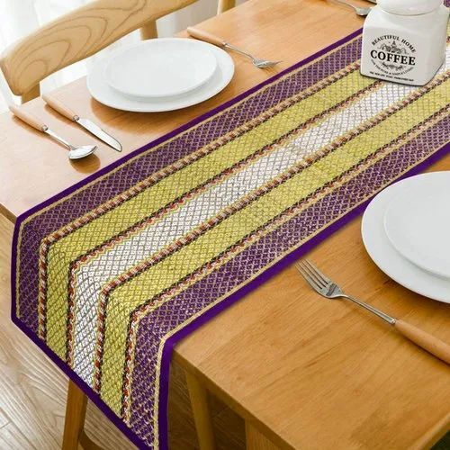Cotton Table Mats - Cotton Material All Sizes Multicolor Design | Hand Wash Care for Dining Table Use Optimum Quality