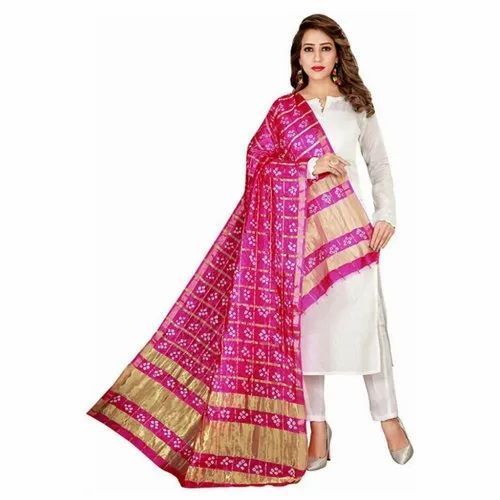 Dupatta Bandhani - Bust Size: -