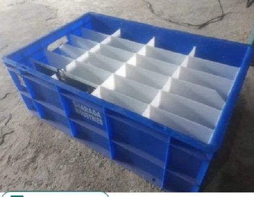 Industrial Plastic Crate - Lightweight Design, Various Sizes Available, Blue Color | Easy to Carry, Delivered Within Committed Time Frame