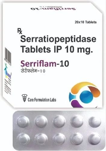 Serratiopeptidase Tablets Ip 10mg