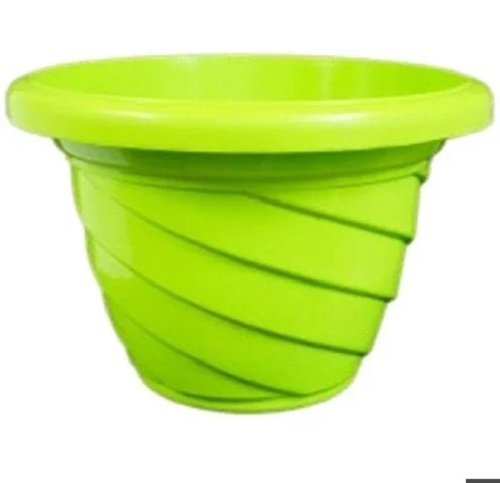 6 Inch Plastic Planter - Crack Resistant Plastic | Lightweight, Easy to Clean, Glossy Finish, Available in Various Colors for Planting