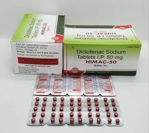 Diclofenac Sodium Tablets IP, 50 mg