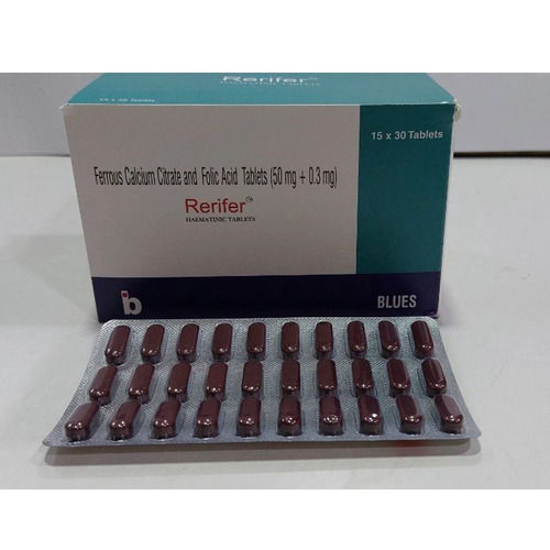 Ferrous Calcium Folic Acid Tablets