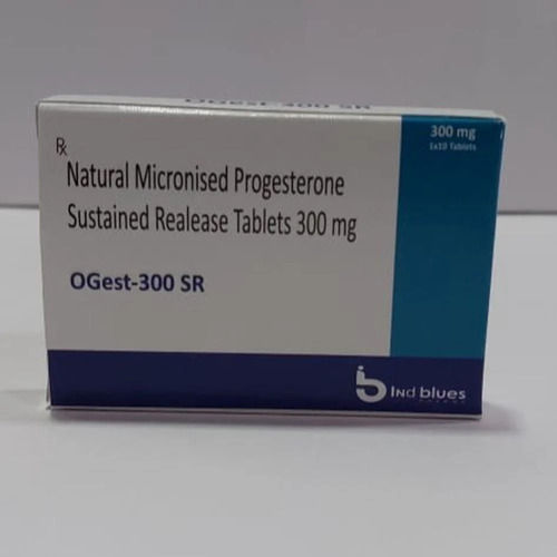 Natural Micronised Pregesterone Sustained Realease Tablets, 300mg