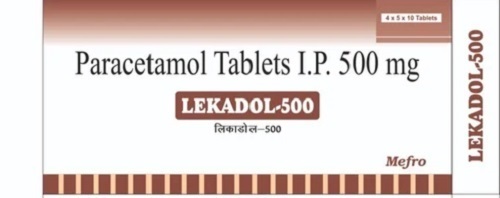 Paracetamol Tablets - 500 Mg, Medicine Grade for Hospital & Clinic Use | Prescription Required, Store in Cool and Dry Place, Precautions Apply