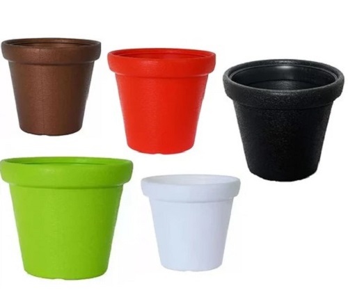 Plastic Planters For Garden - Lightweight Crack Resistant Plastic | Easy to Clean Available in Various Colors for Planting