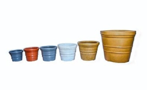 Roto Round Flower Plastic Pot