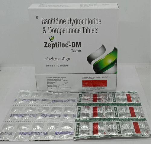 Zeptiloc DM Rantitidine Hydrochloride Domperidone Tablets IP