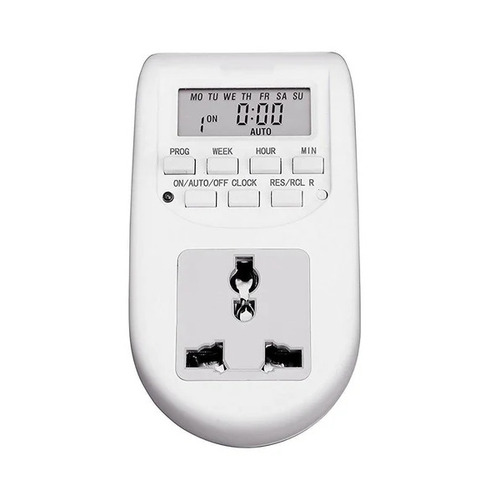 Electronic Timers - Digital Display, Portable Design | White Plastic For Industrial Use