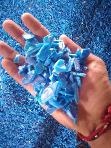 Hdpe Blue Drum Flakes - Grade: Extrusion A   Blow Moulding